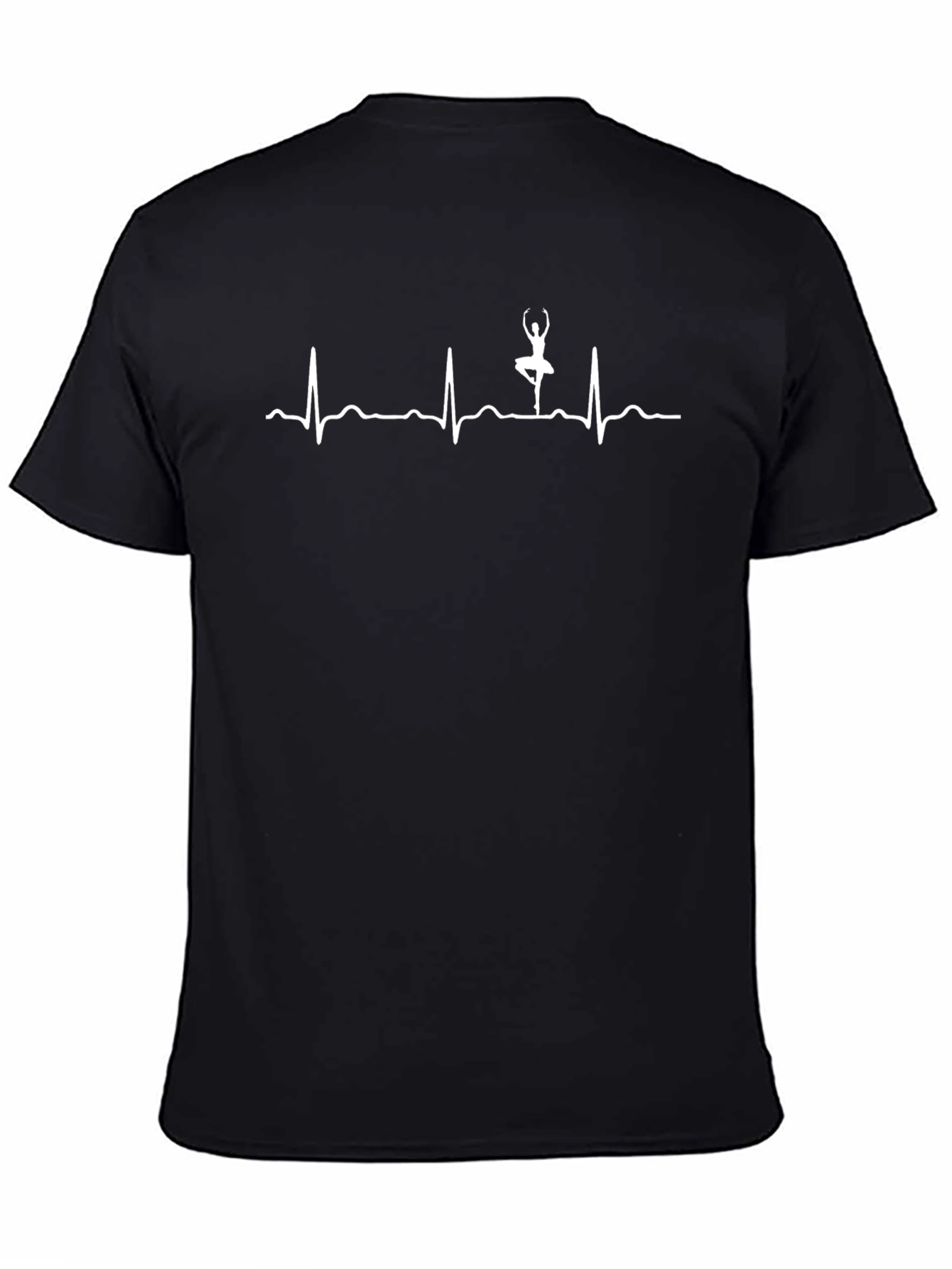 Ballerina Heartbeat T-Shirt - Black