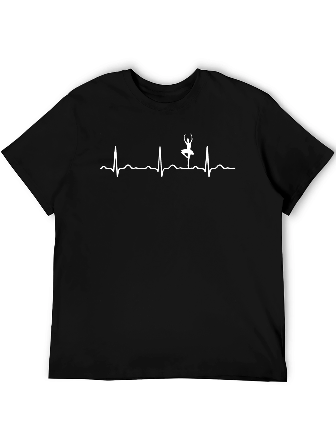 Ballerina Heartbeat T-Shirt - Black