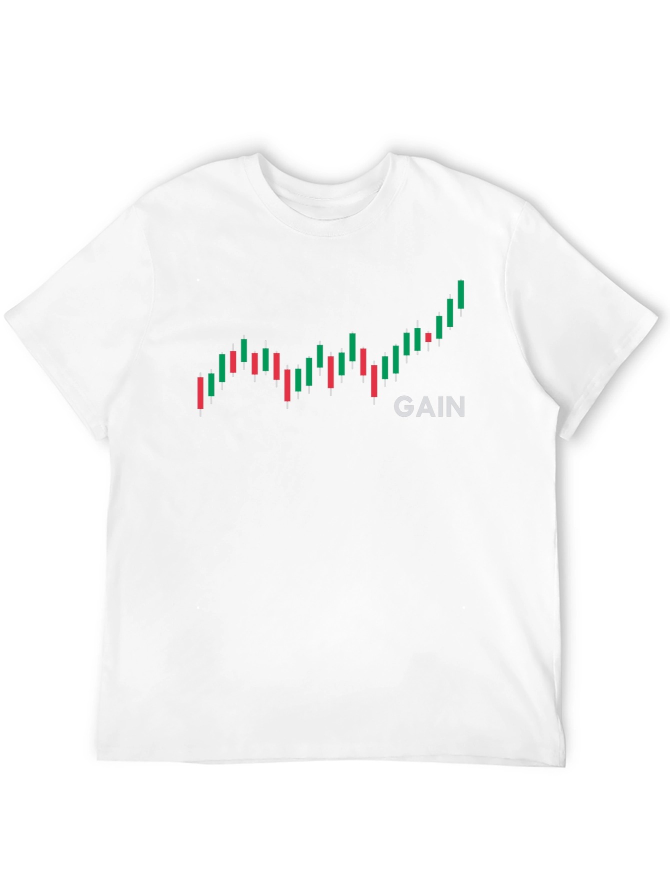 Gain Chart T-Shirt - Investor Style