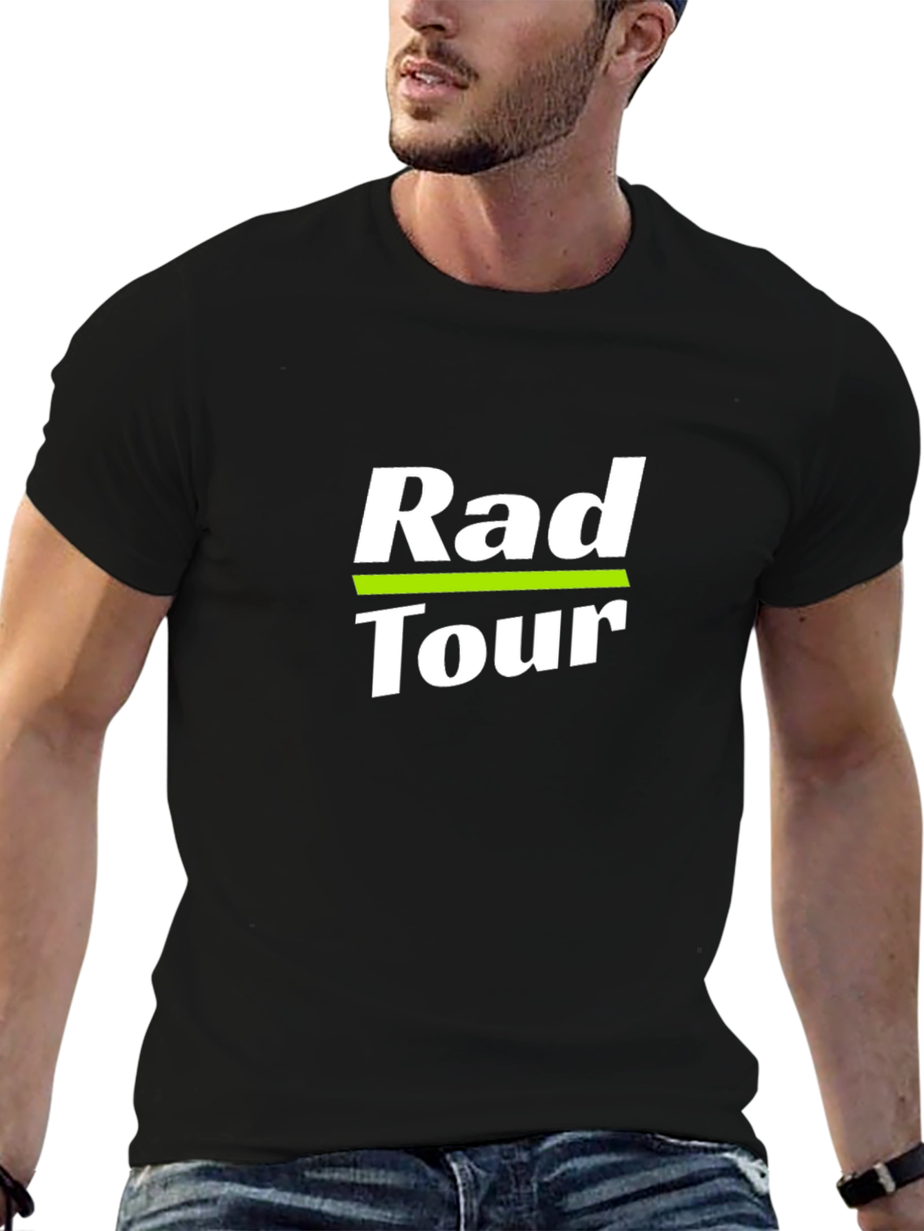 Rad Tour T-Shirt - Black Cotton Graphic Tee