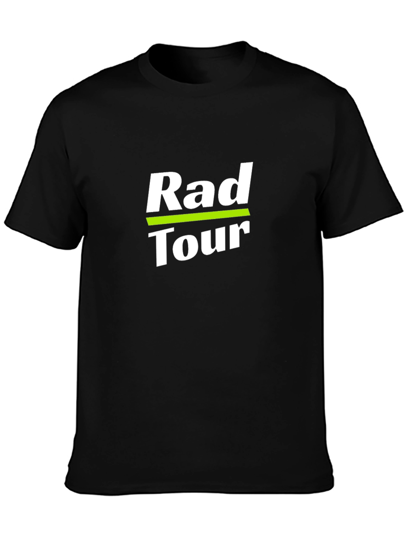 Rad Tour T-Shirt - Black Cotton Graphic Tee