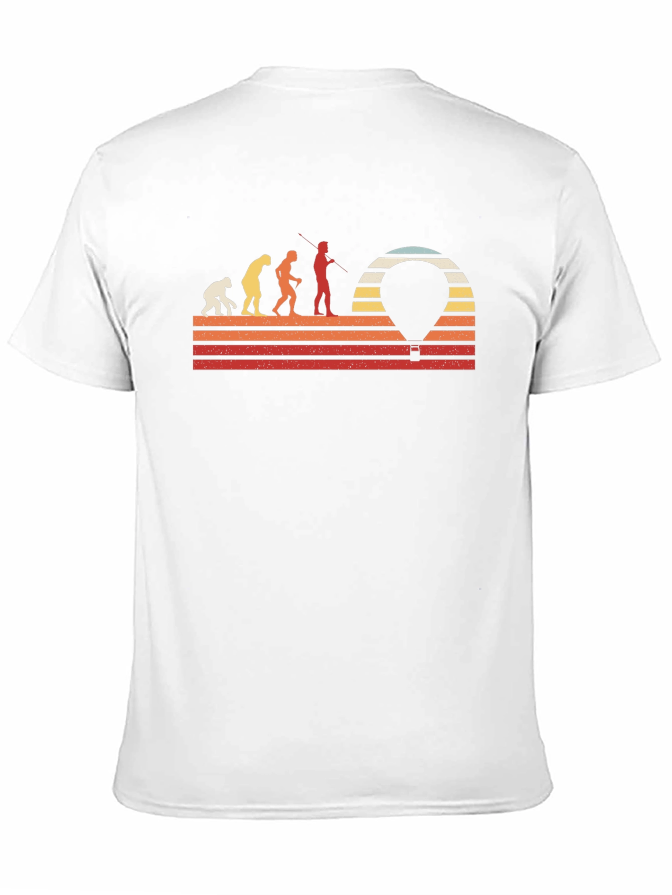 Evolution Hot Air Balloon Mens Graphic Tee