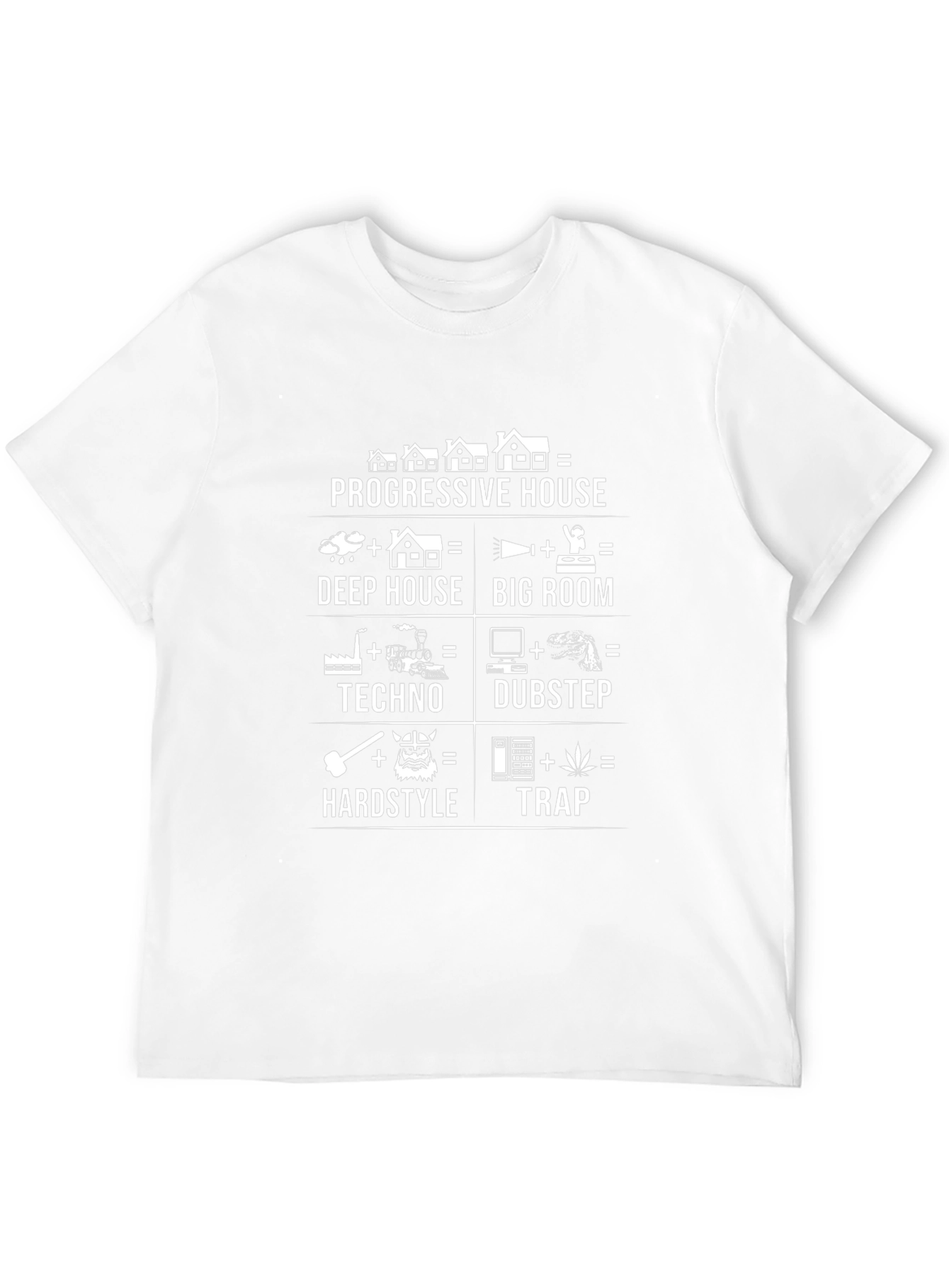 Electronic Music Genre Equation T-Shirt