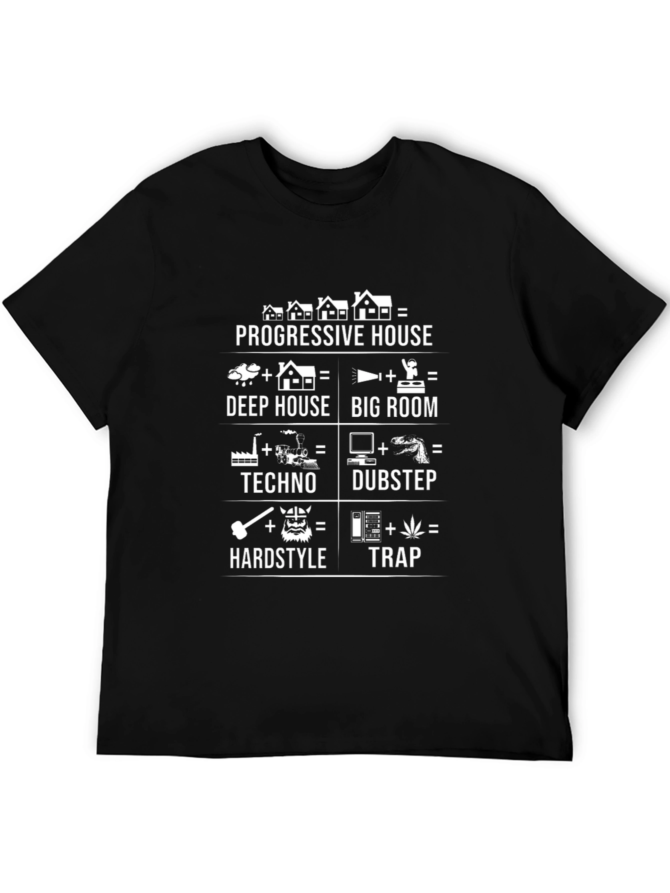 Electronic Music Genre Equation T-Shirt