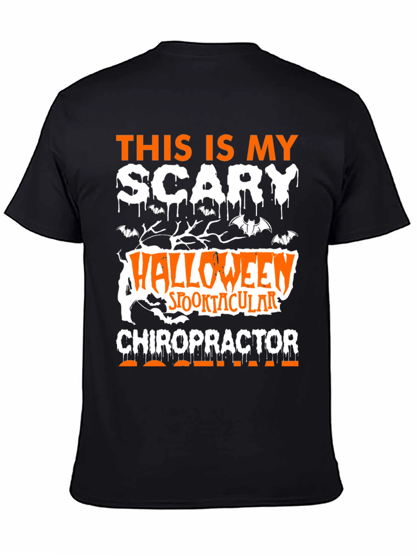 Scary Halloween Chiropractor T-Shirt