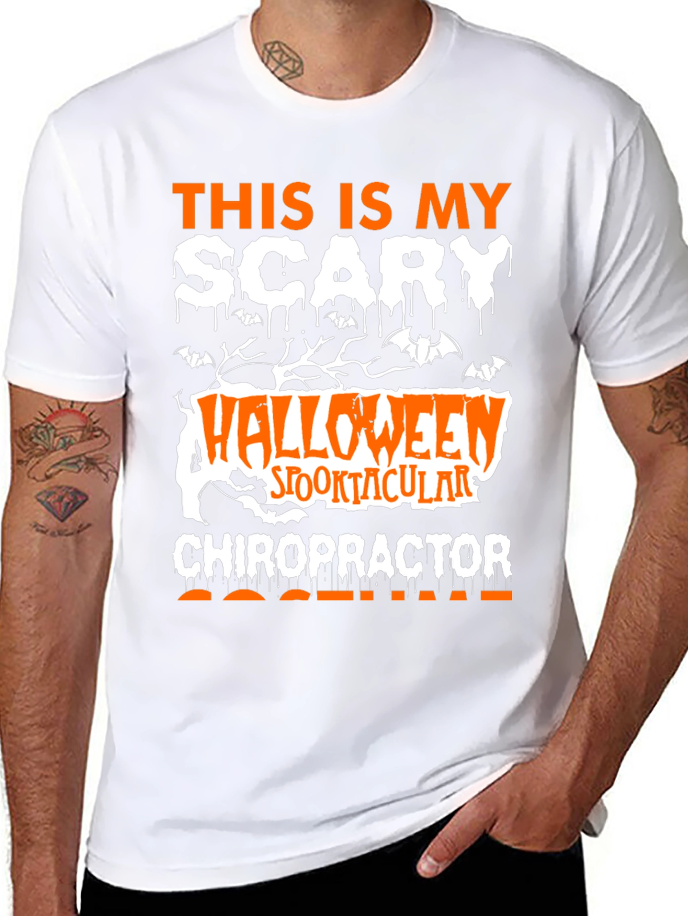 Scary Halloween Chiropractor T-Shirt