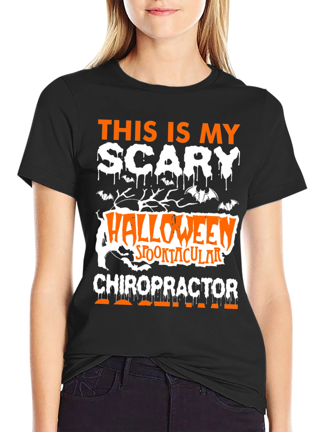 Scary Halloween Chiropractor T-Shirt