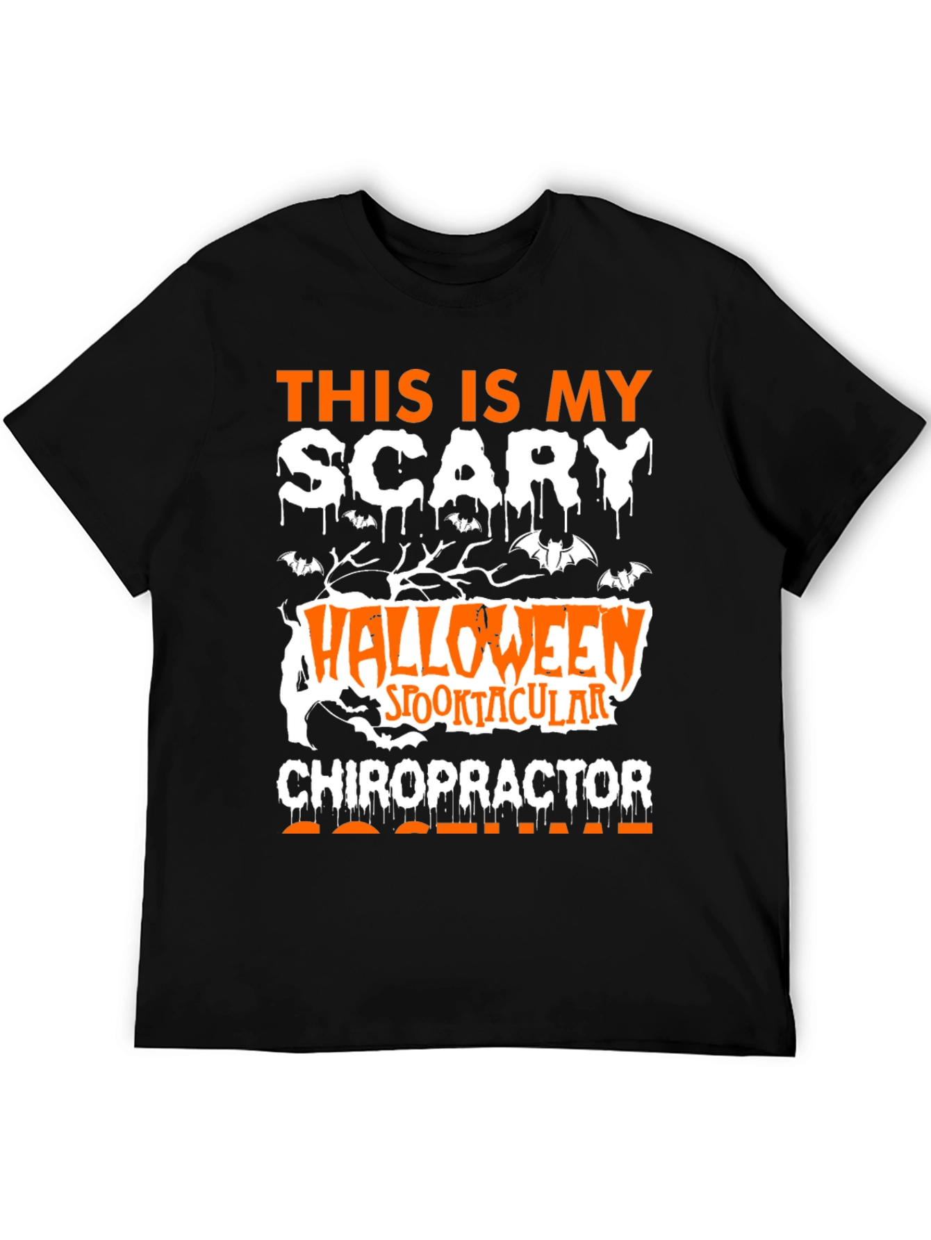 Scary Halloween Chiropractor T-Shirt