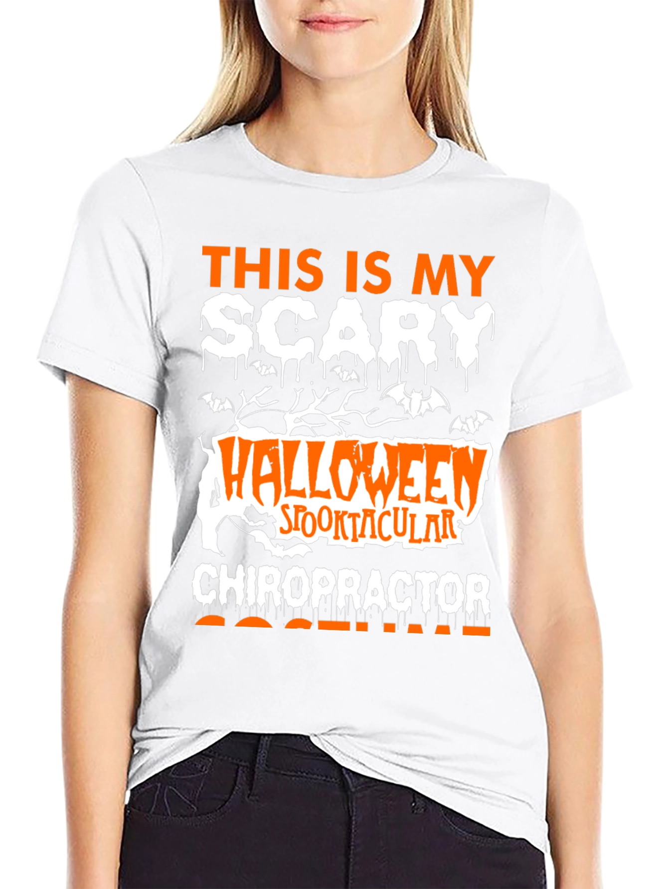 Scary Halloween Chiropractor T-Shirt