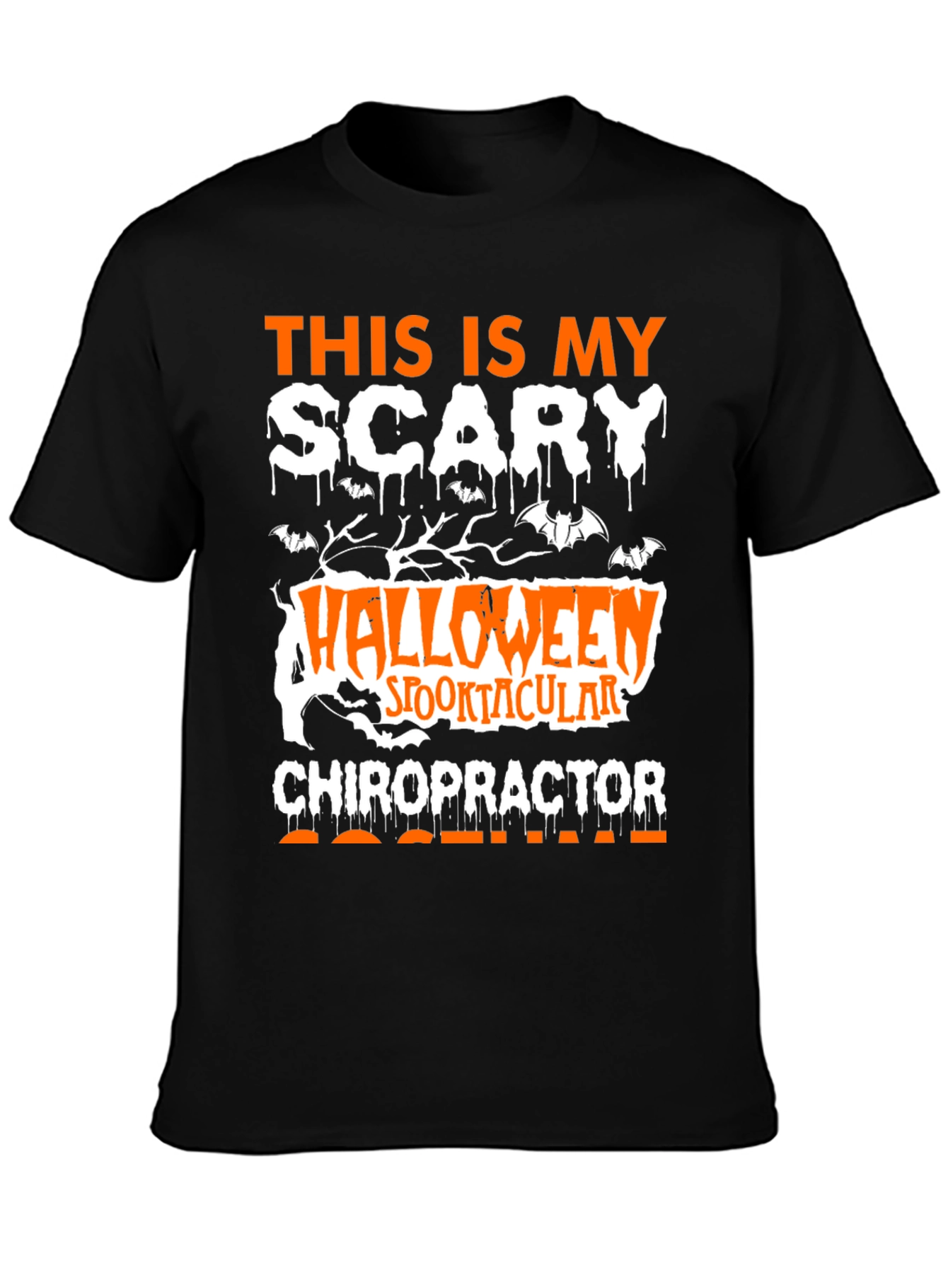 Scary Halloween Chiropractor T-Shirt