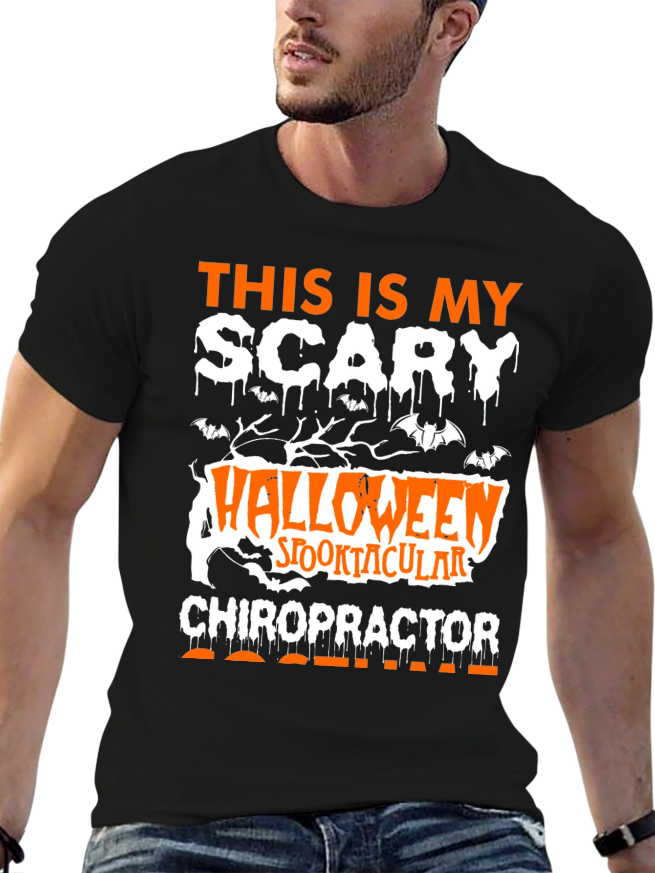 Scary Halloween Chiropractor T-Shirt