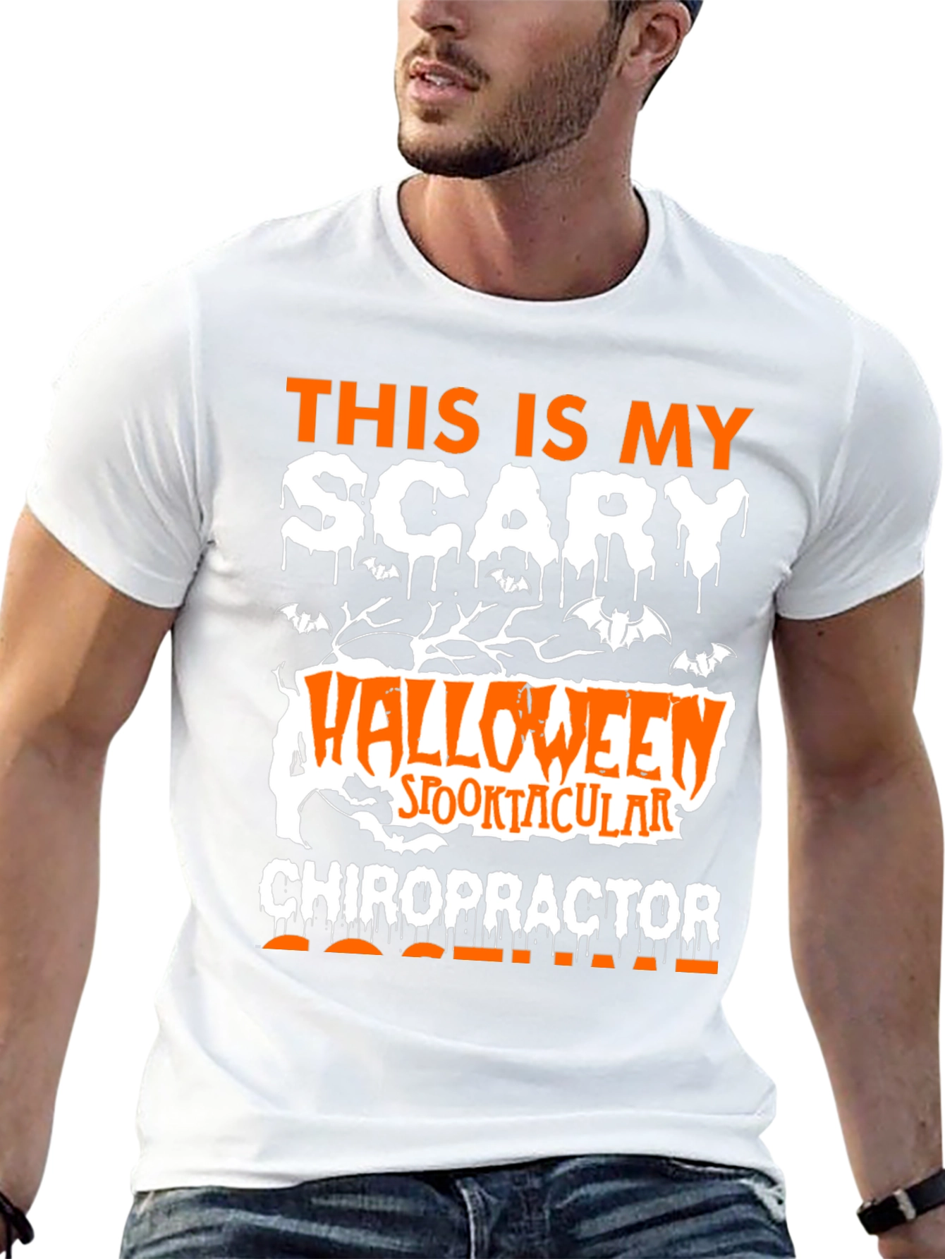 Scary Halloween Chiropractor T-Shirt