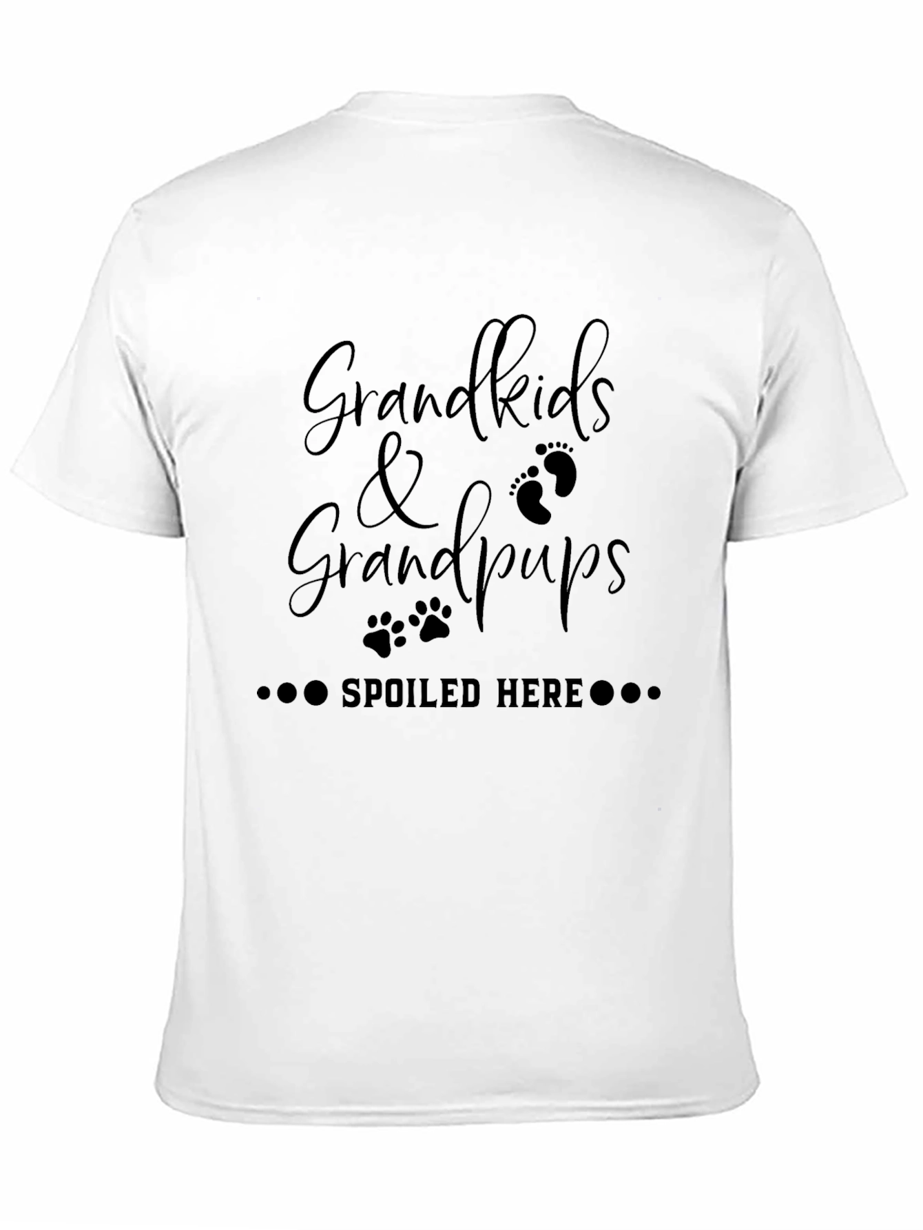 Grandkids & Grandpups Spoiled Here T-Shirt