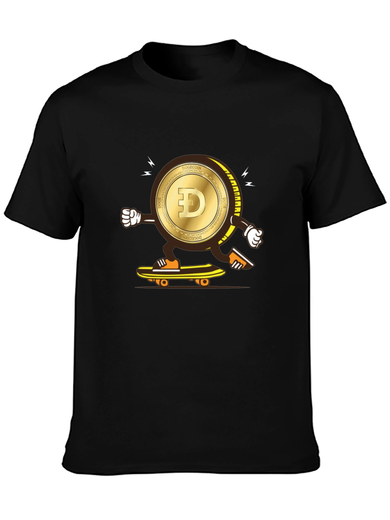 DogeCoin Skateboarder T-Shirt - Crypto Fun