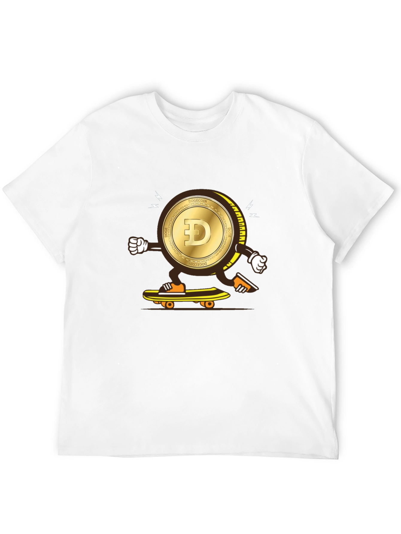DogeCoin Skateboarder T-Shirt - Crypto Fun