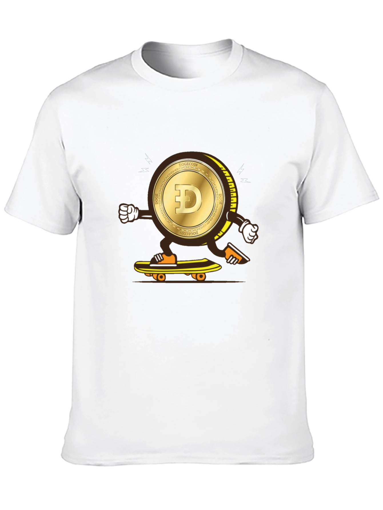 DogeCoin Skateboarder T-Shirt - Crypto Fun