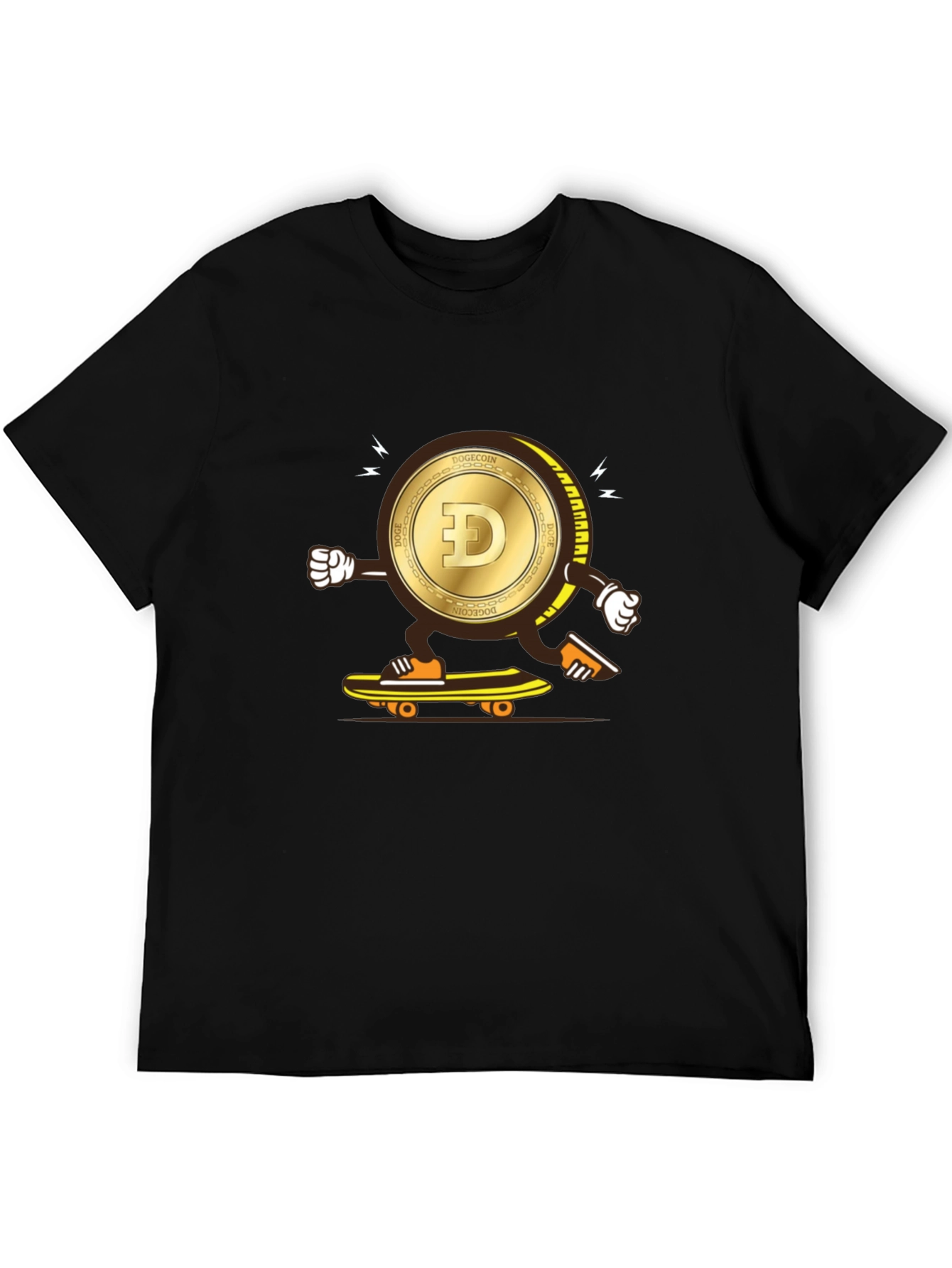 DogeCoin Skateboarder T-Shirt - Crypto Fun