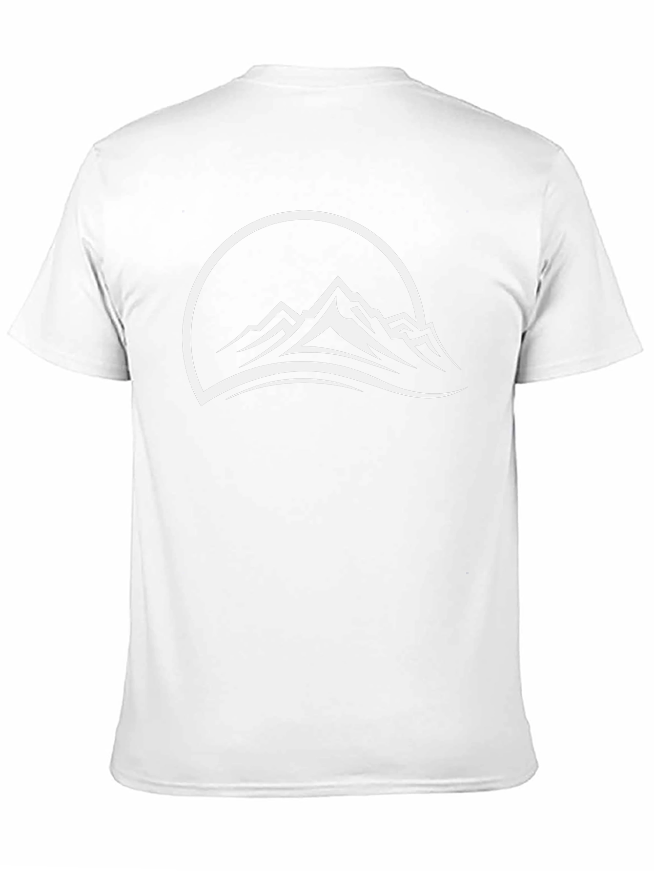 Mountain Peak Graphic Tee - Black