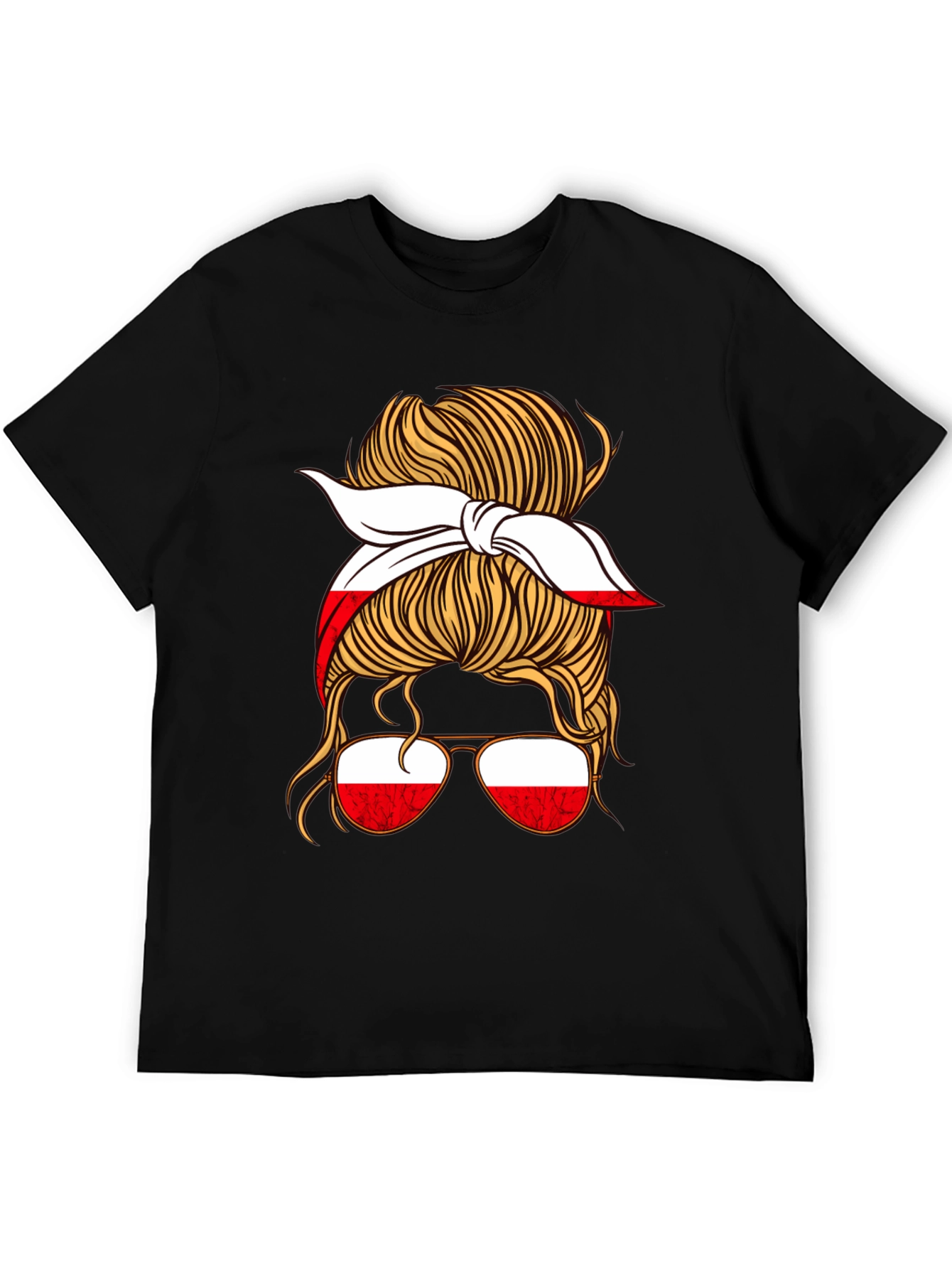 Poland Messy Bun T-Shirt