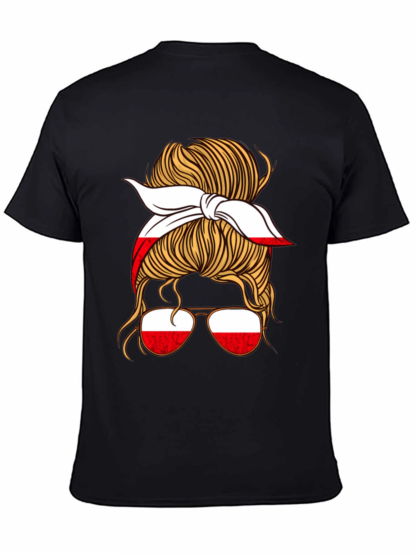Poland Messy Bun T-Shirt