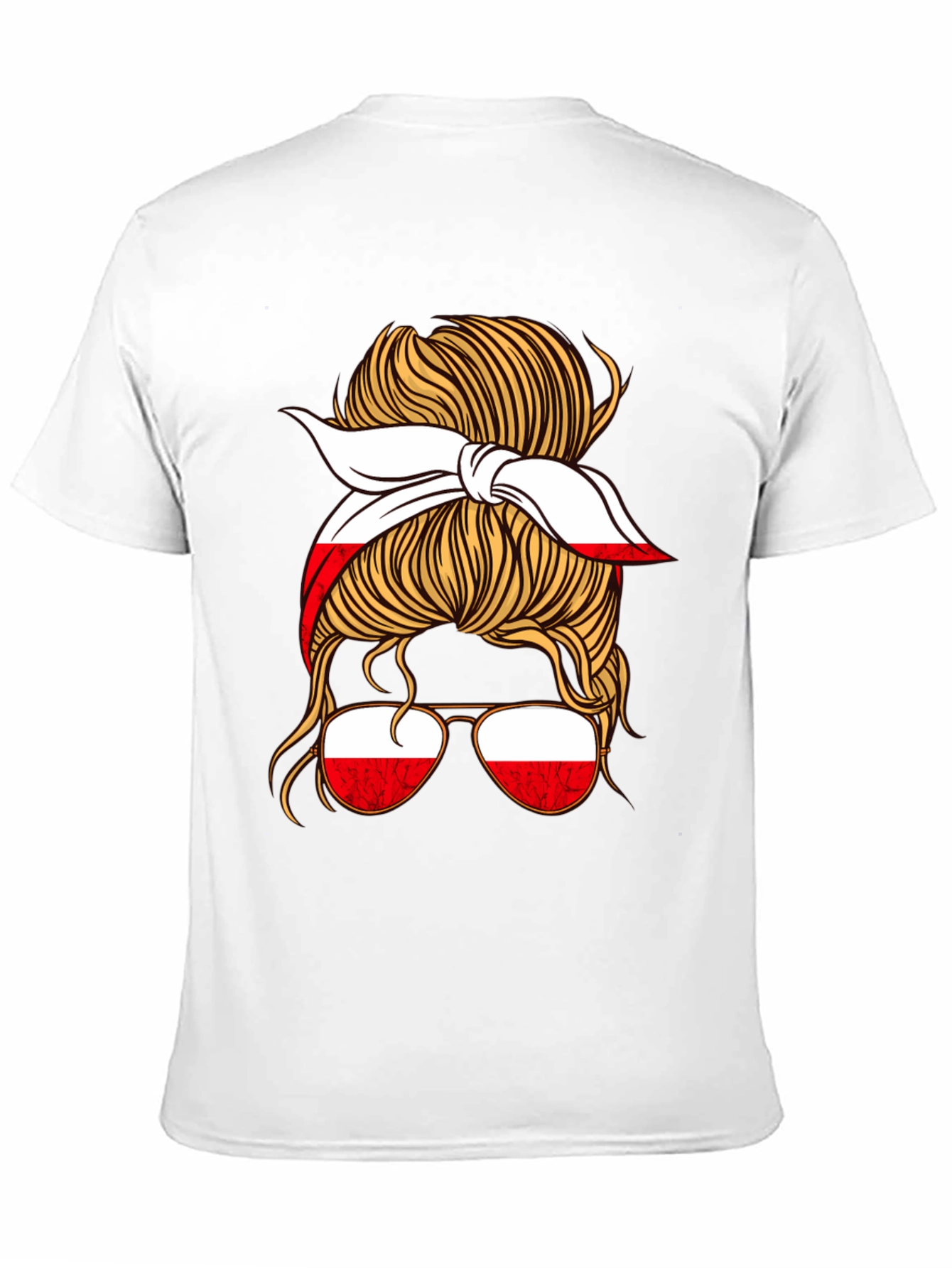 Poland Messy Bun T-Shirt