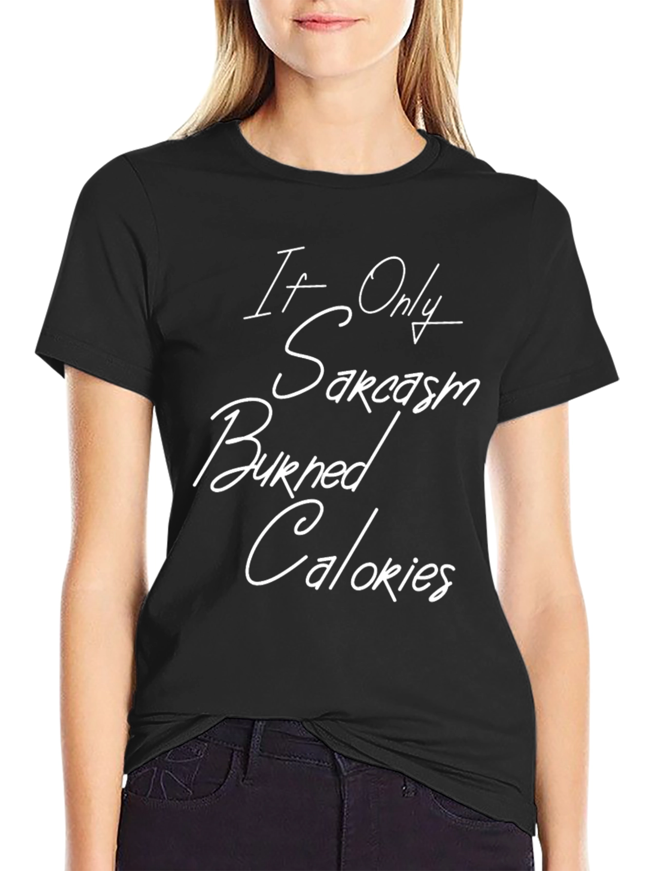 Sarcasm Burned Calories Funny T-Shirt