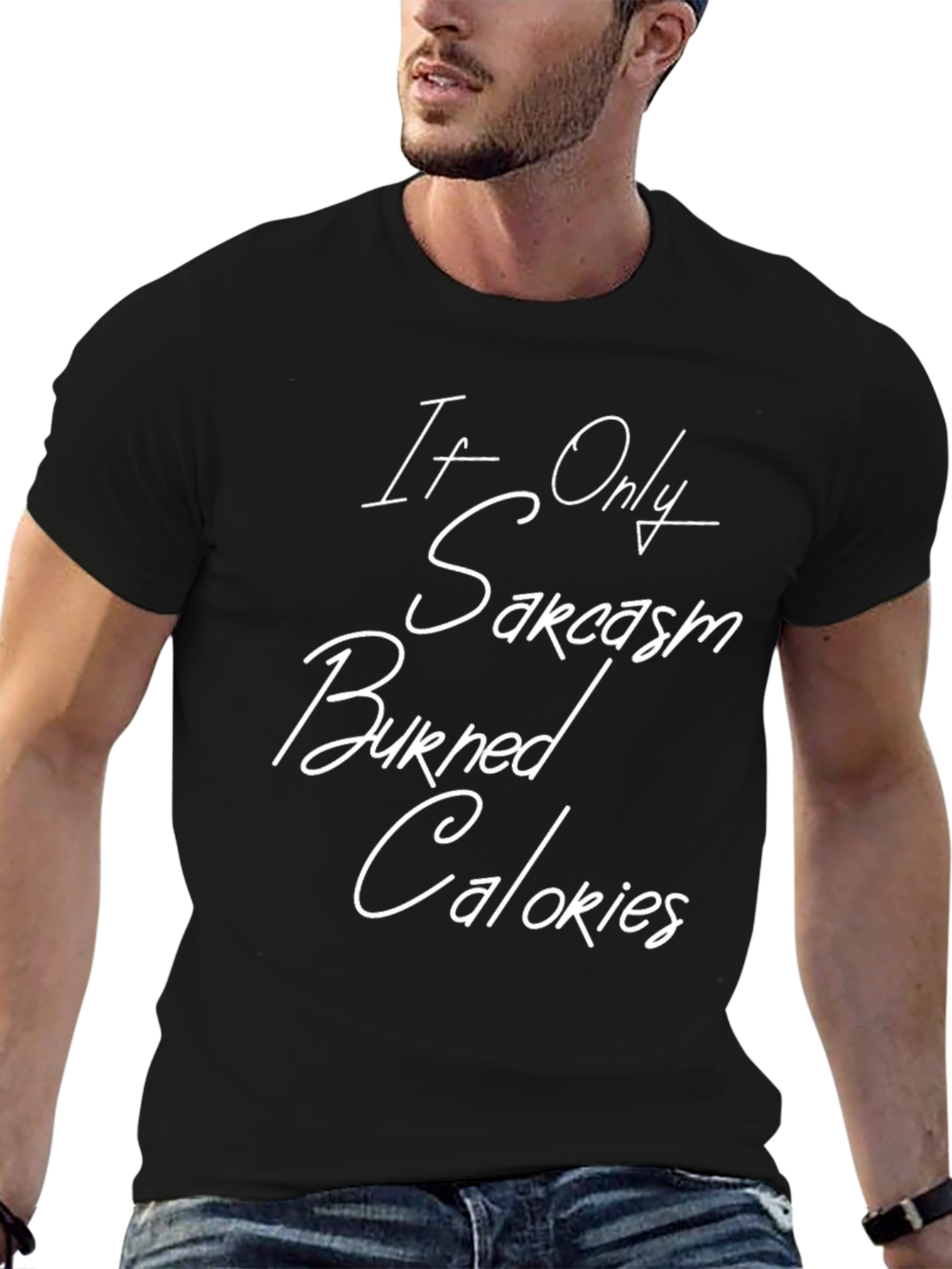 Sarcasm Burned Calories Funny T-Shirt