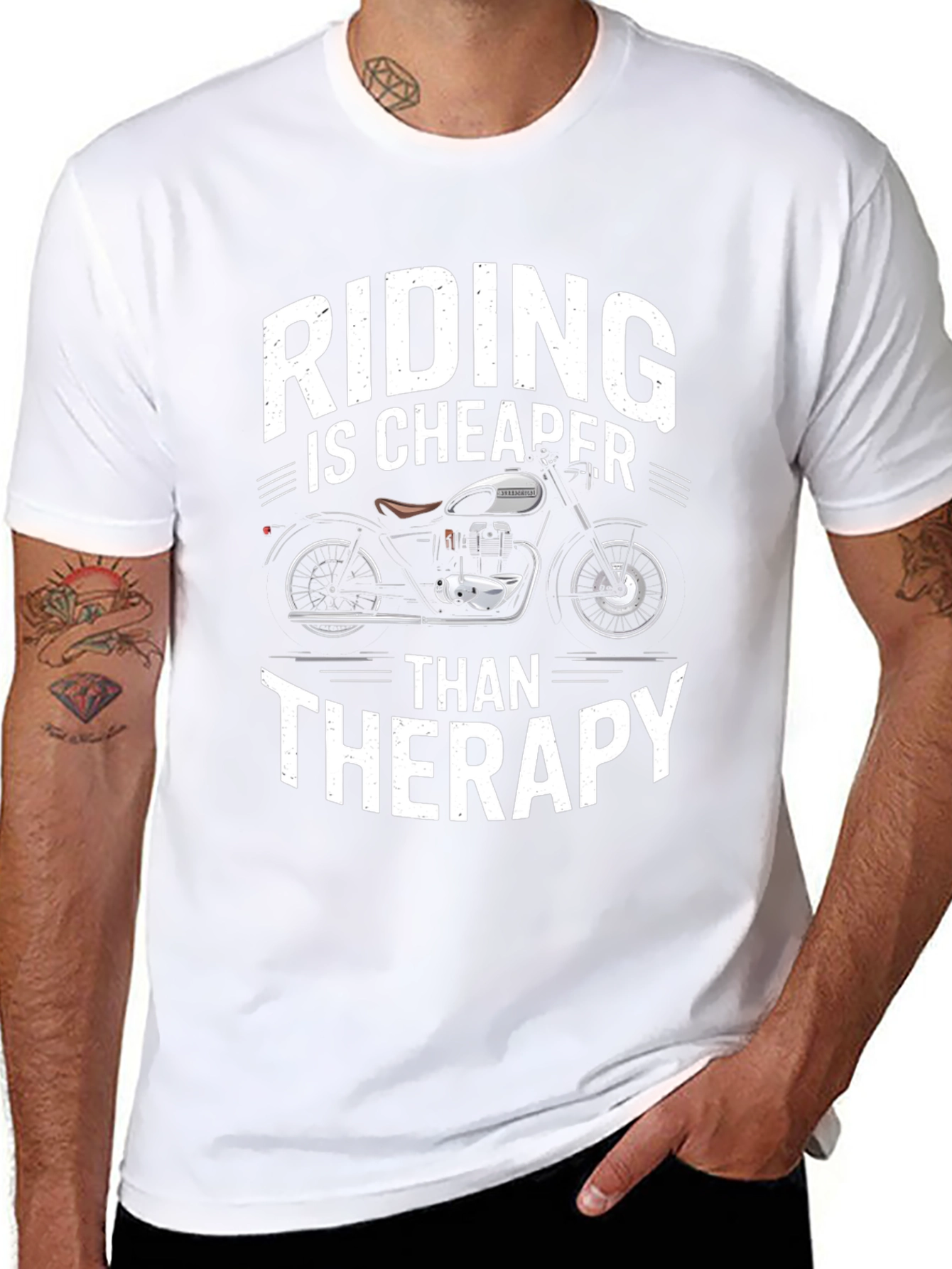 Riding is Cheaper Than Therapy T-Shirt