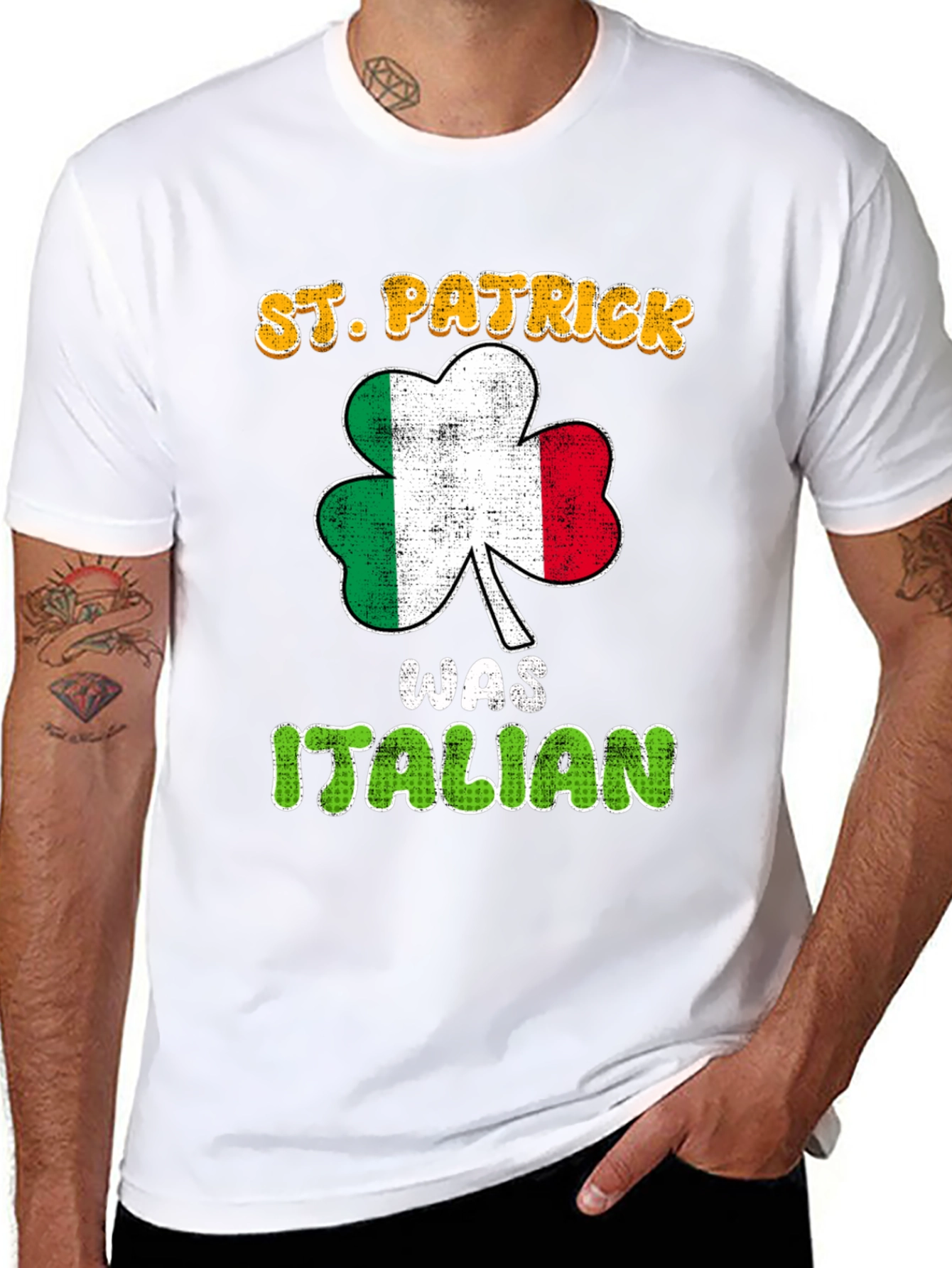 St. Patrick Was Italian T-Shirt - Italian Pride