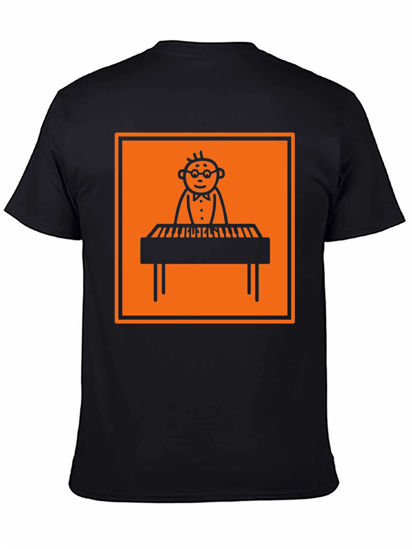 Musician T-Shirt: Piano Player Graphic Tee