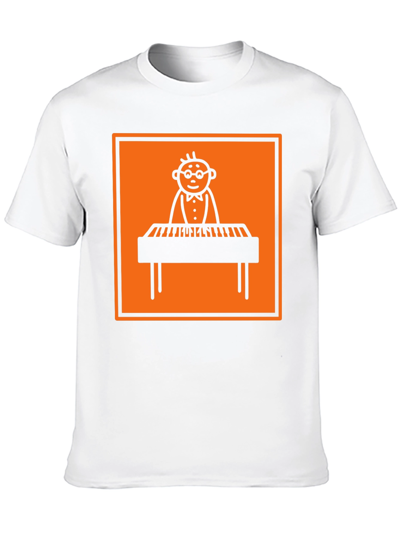 Musician T-Shirt: Piano Player Graphic Tee