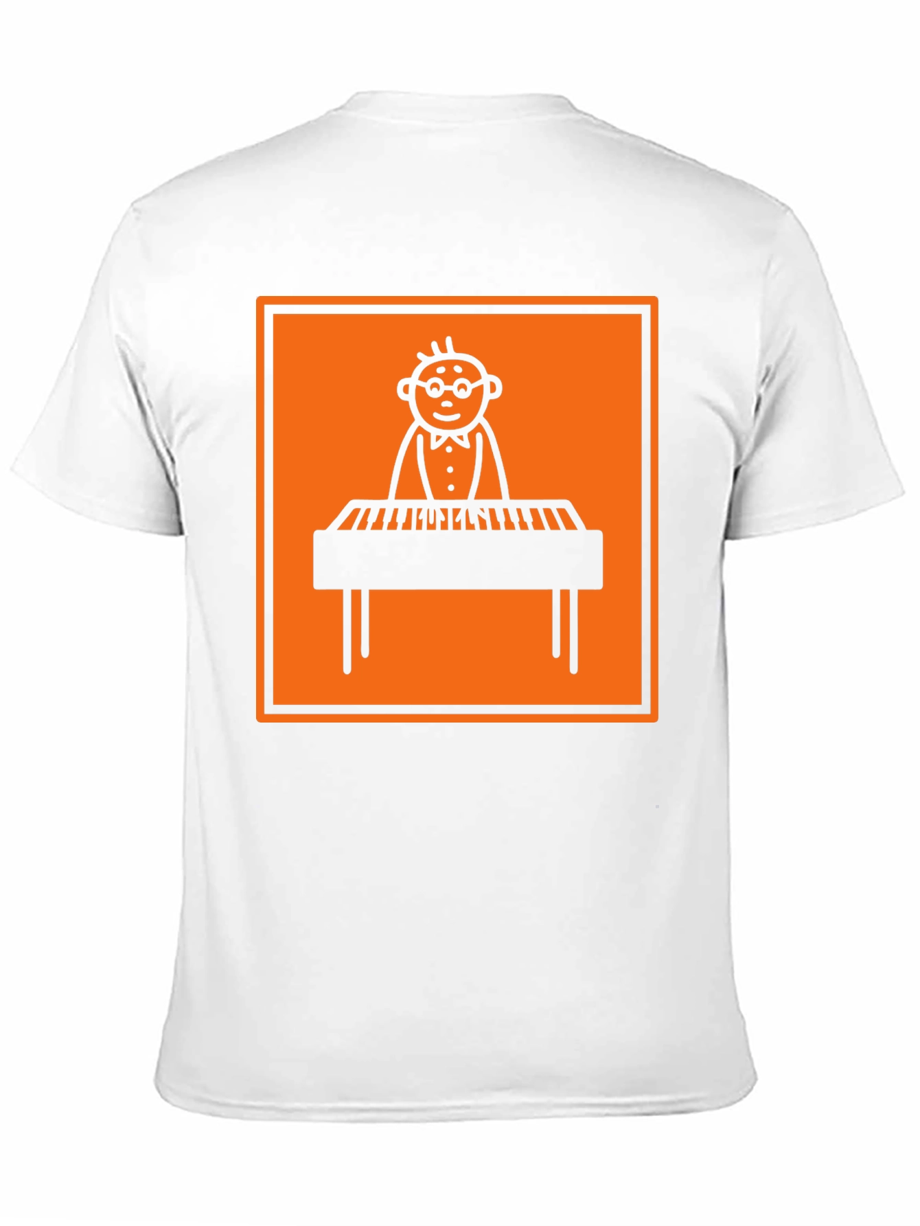 Musician T-Shirt: Piano Player Graphic Tee