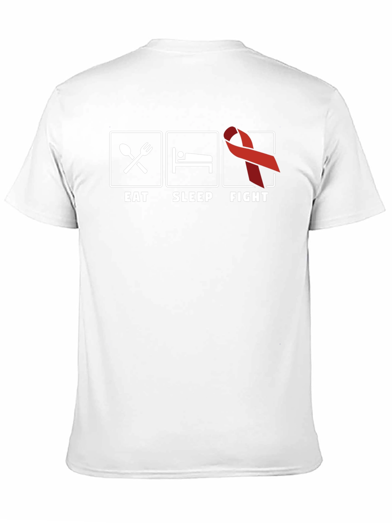 Eat Sleep Fight Cancer Awareness T-Shirt