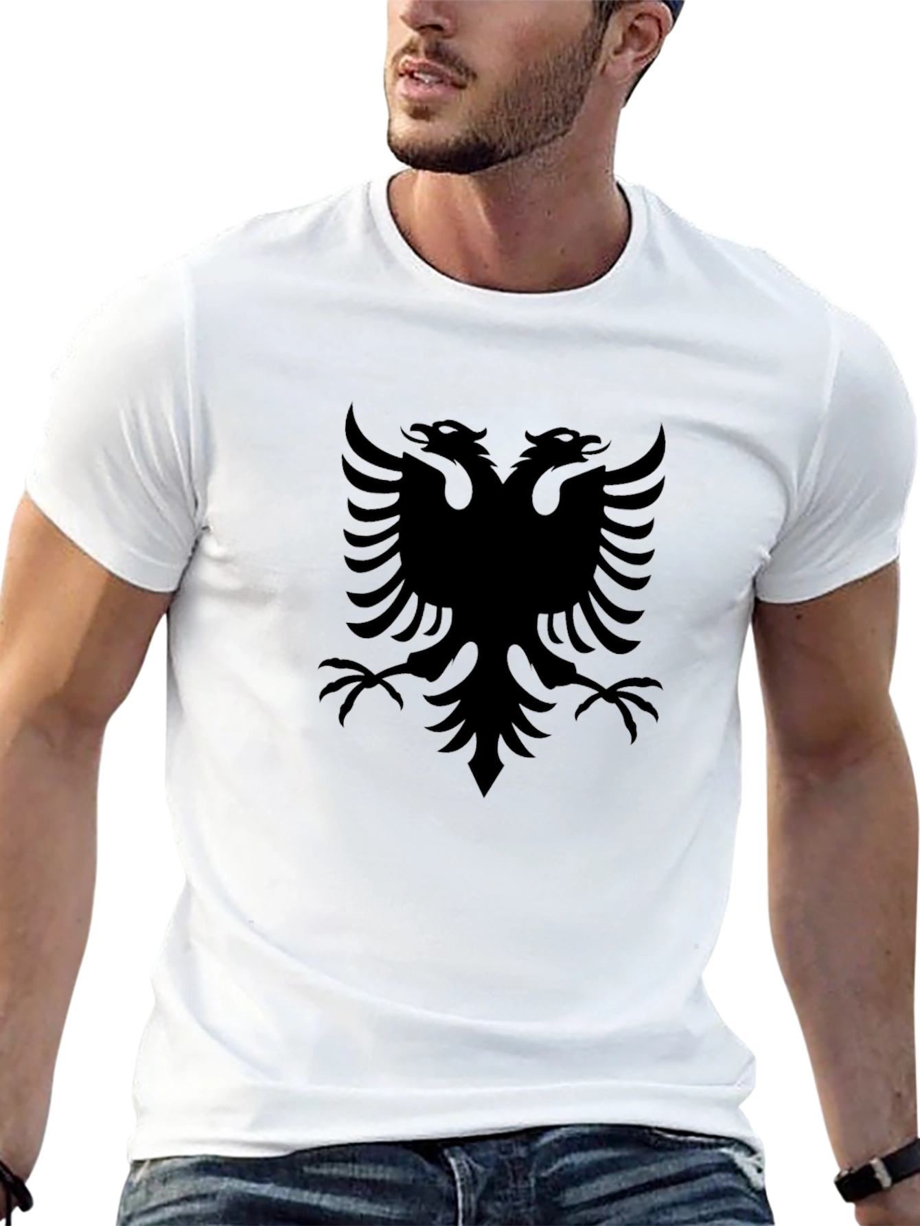 Albanian Eagle Black T-Shirt