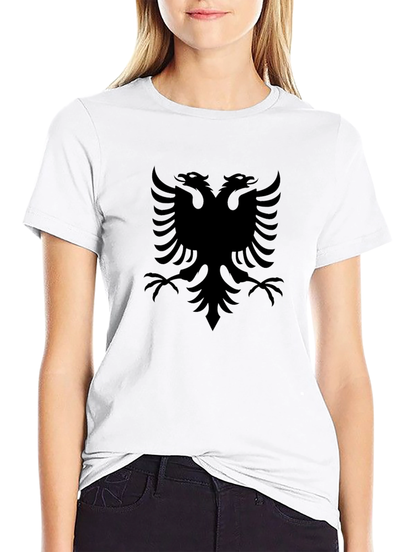 Albanian Eagle Black T-Shirt