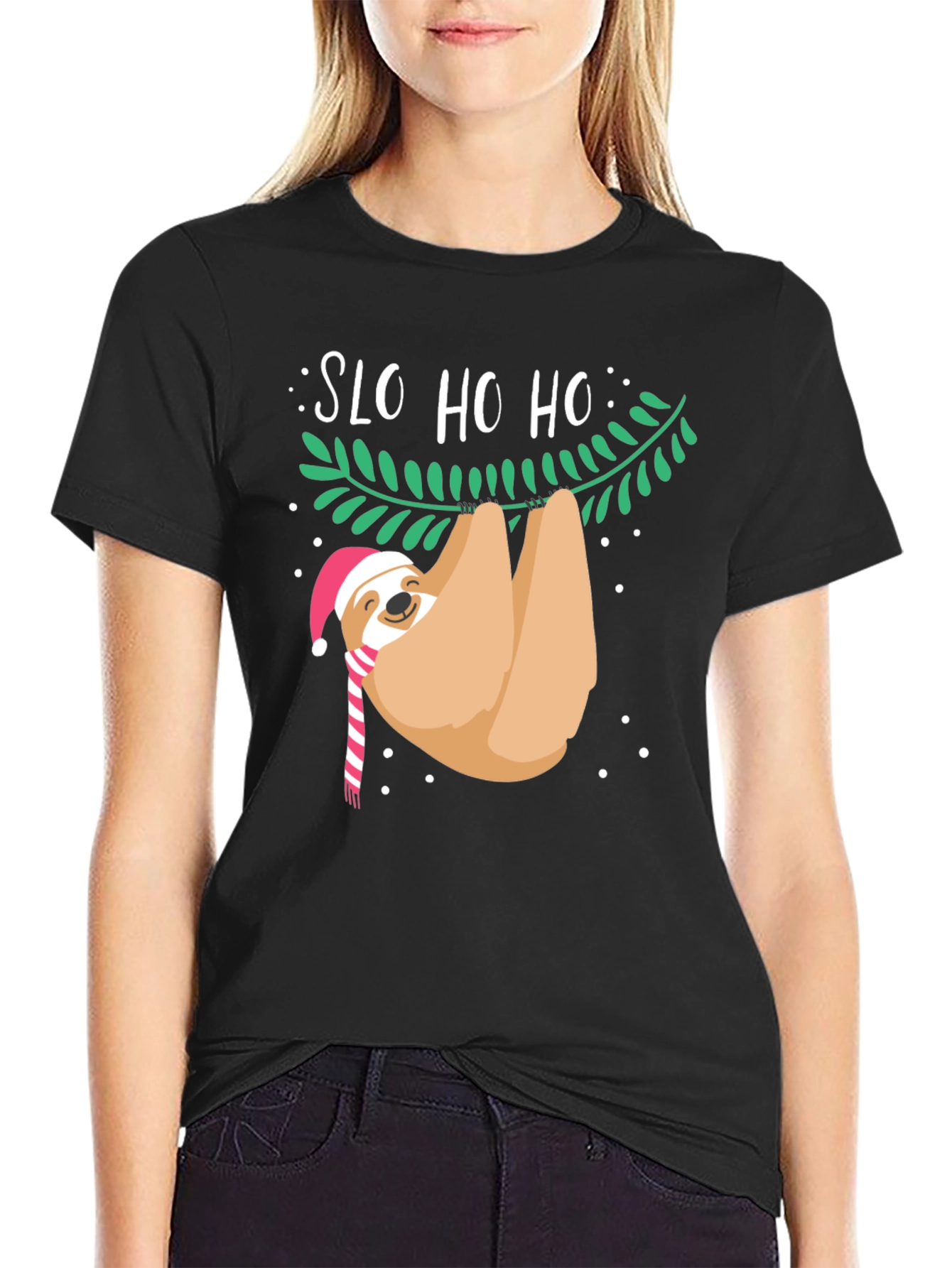 Funny Christmas Sloth T-Shirt