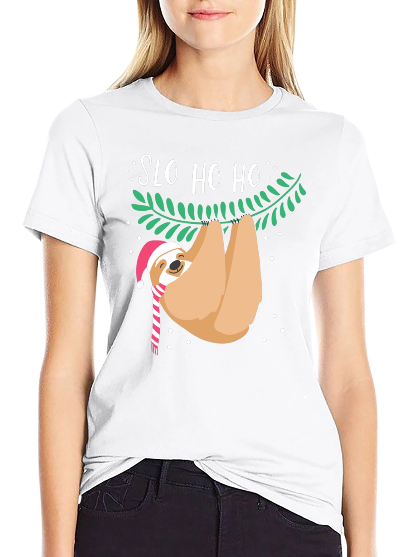 Funny Christmas Sloth T-Shirt