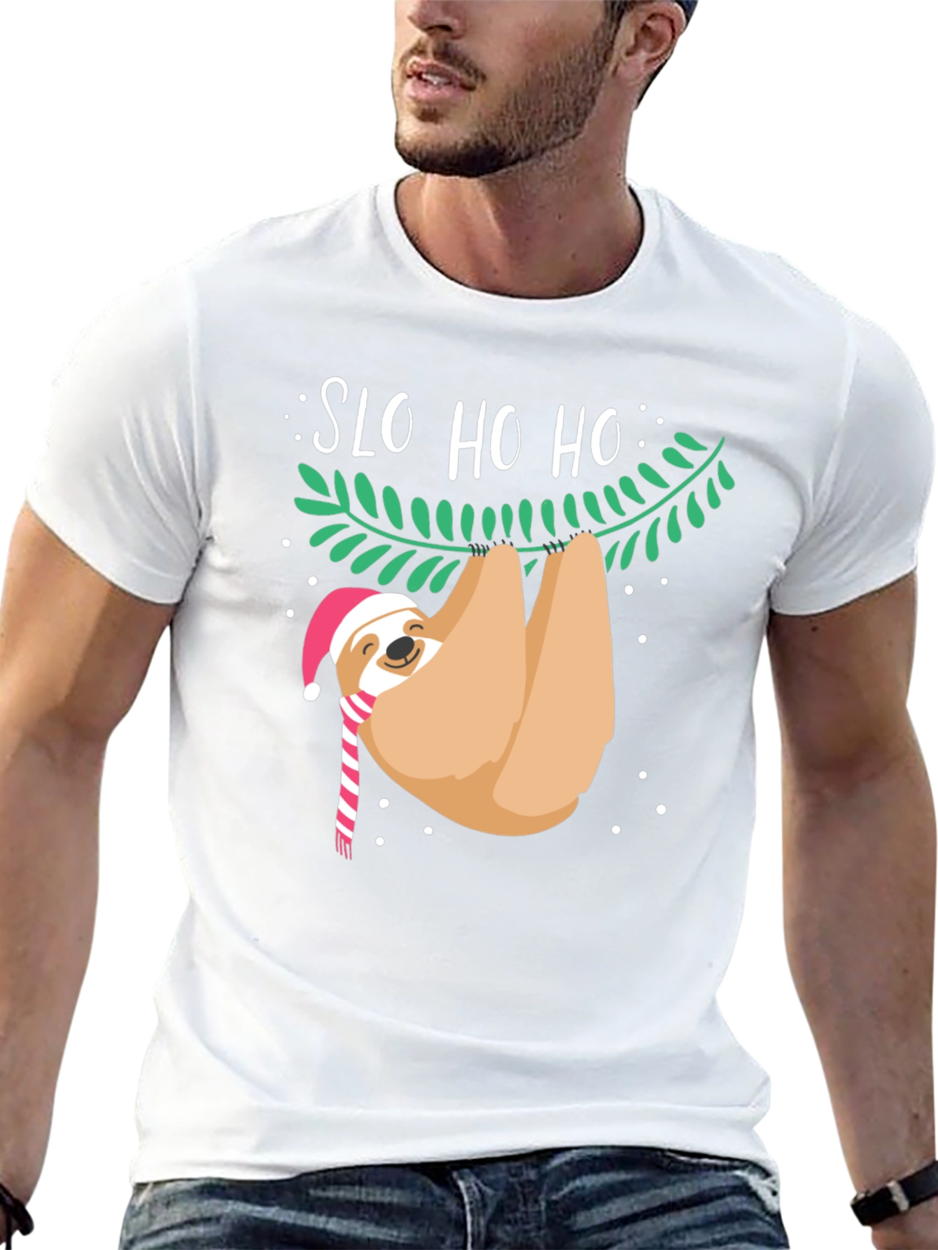 Funny Christmas Sloth T-Shirt