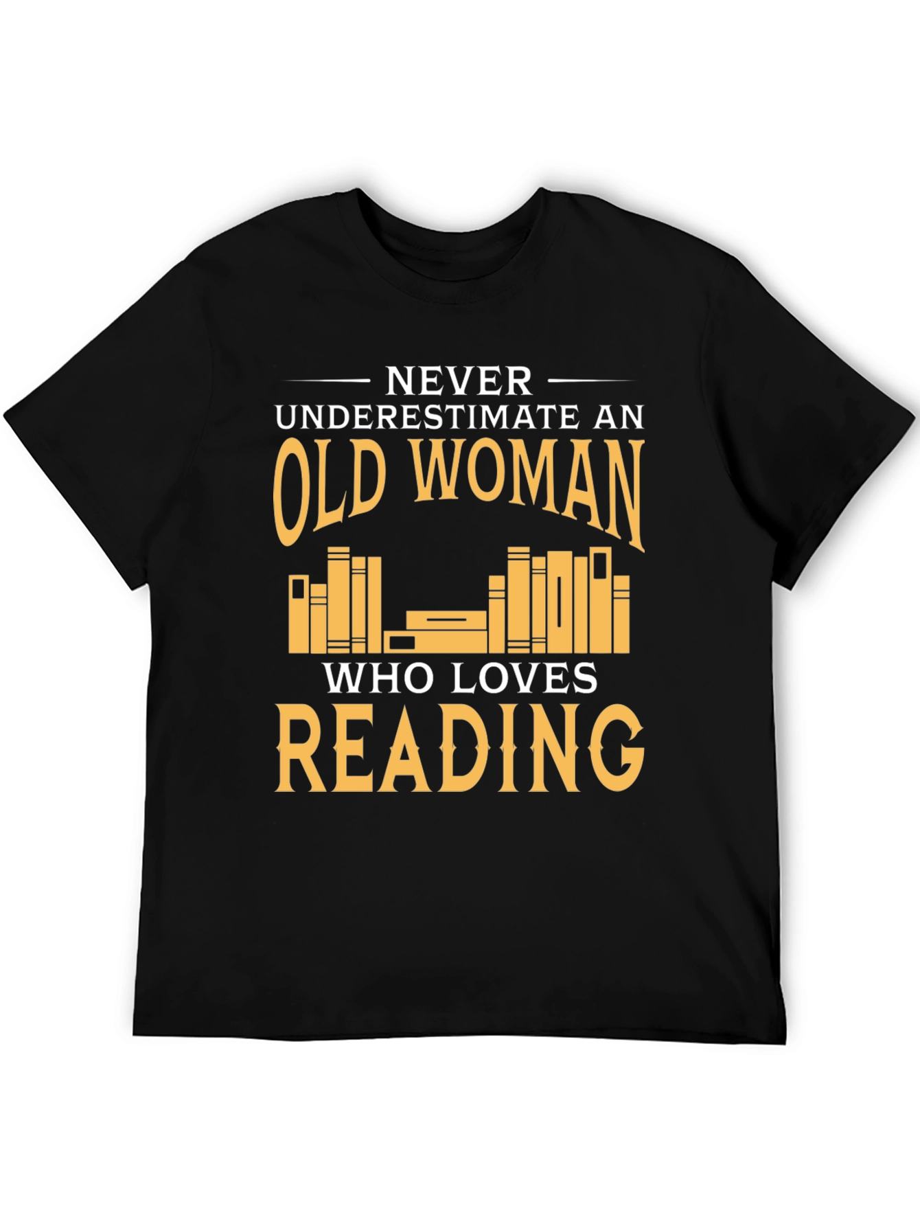 Funny Old Woman Reading T-Shirt
