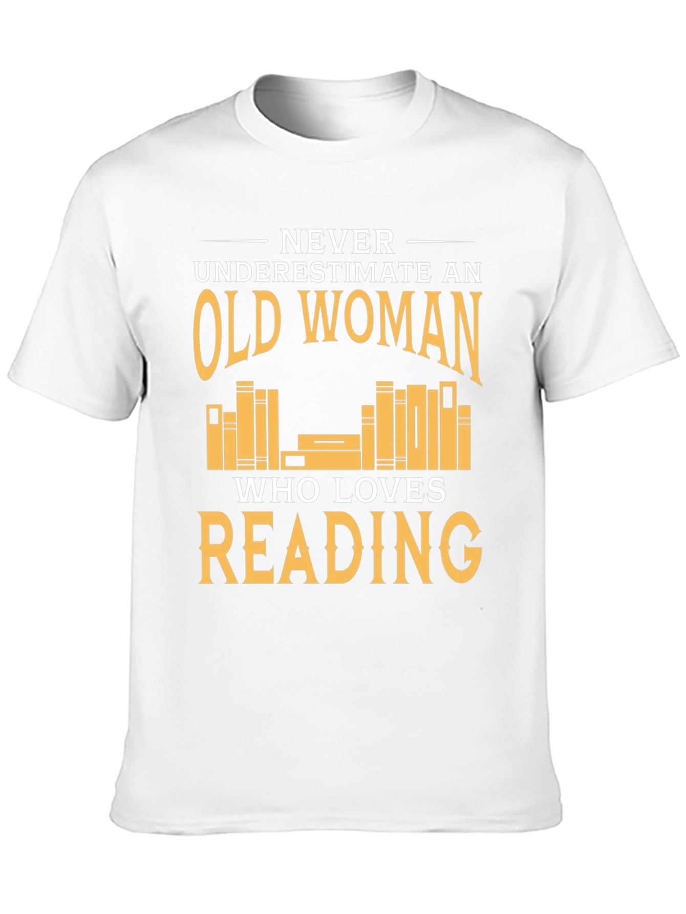 Funny Old Woman Reading T-Shirt