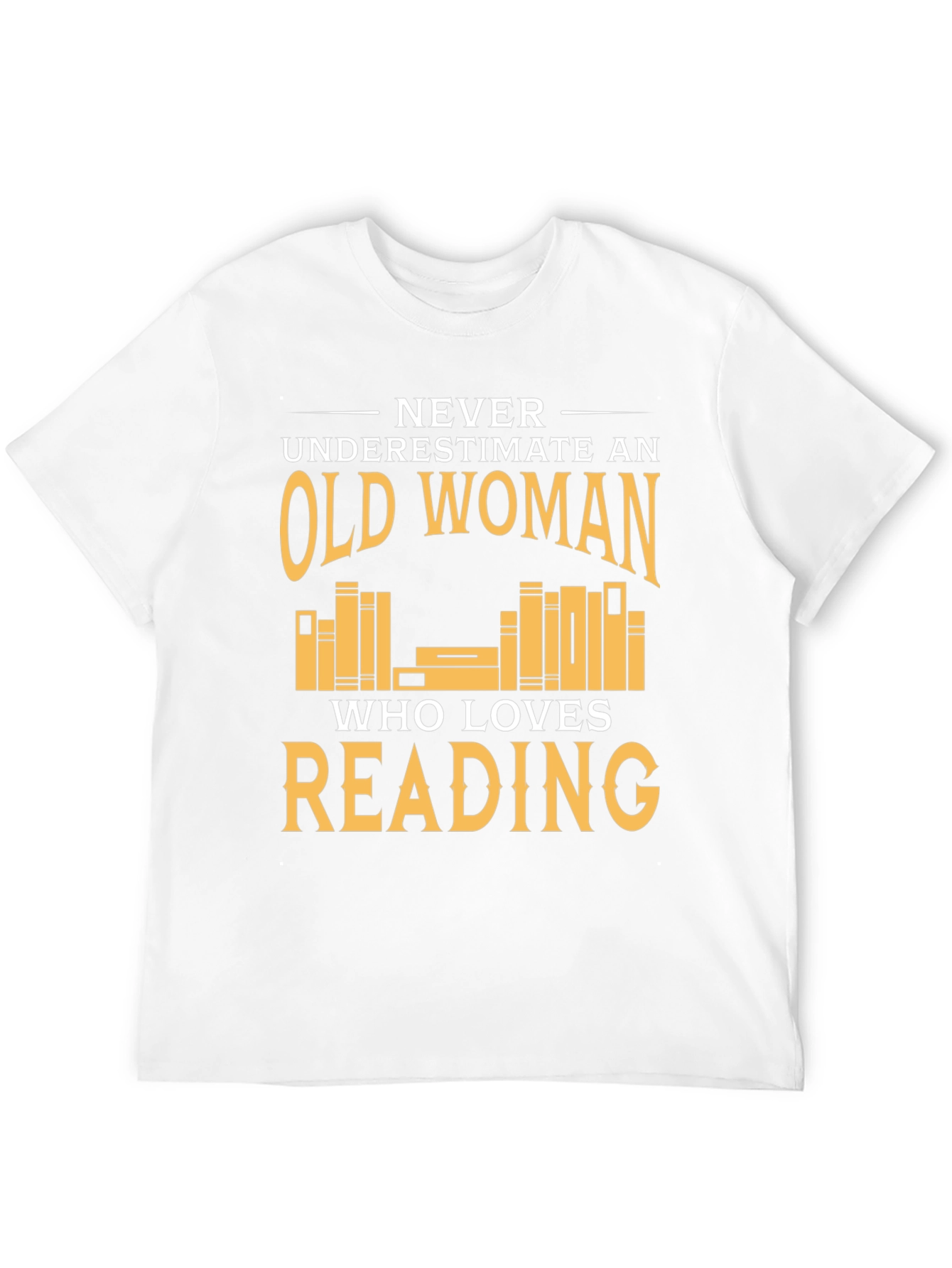 Funny Old Woman Reading T-Shirt
