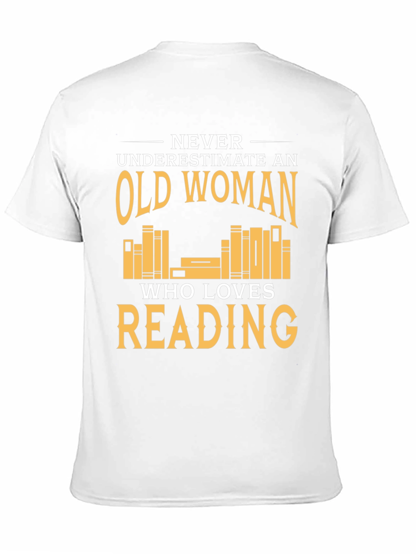 Funny Old Woman Reading T-Shirt