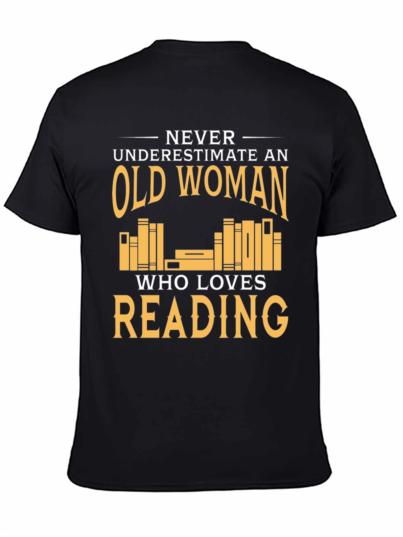 Funny Old Woman Reading T-Shirt