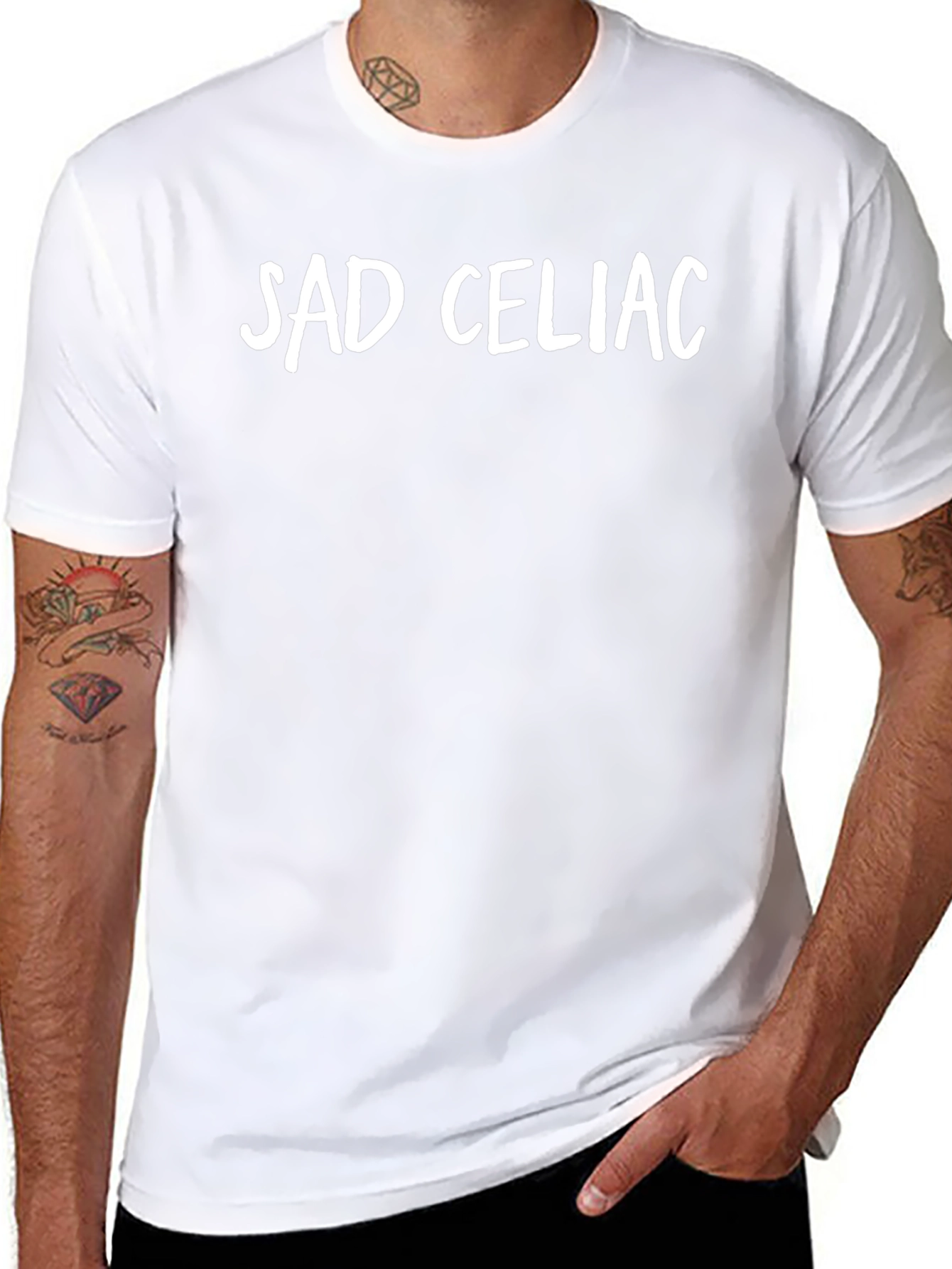 Sad Celiac Graphic T-Shirt - Comfort & Style