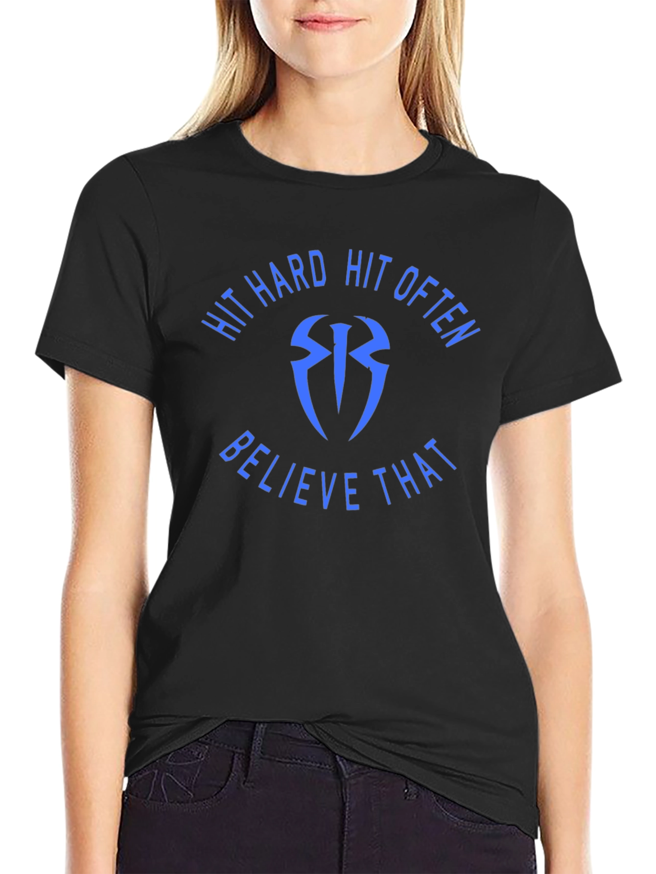 Hit Hard Hit Often Graphic Tee