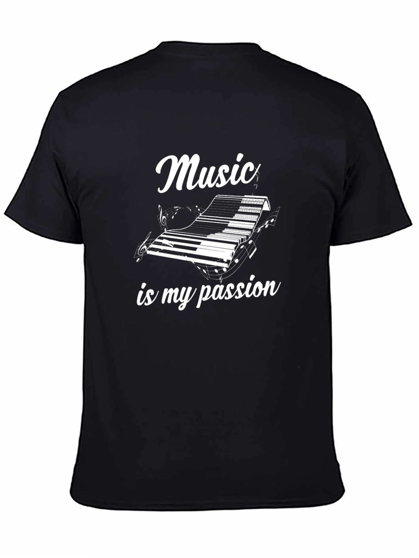 Music is My Passion Piano T-Shirt