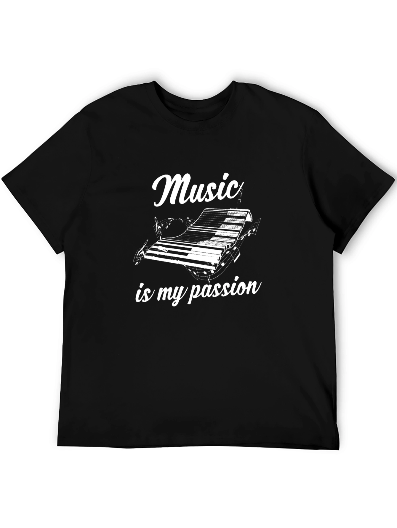 Music is My Passion Piano T-Shirt