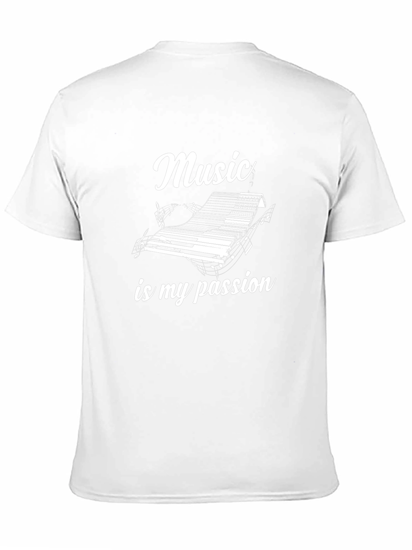 Music is My Passion Piano T-Shirt