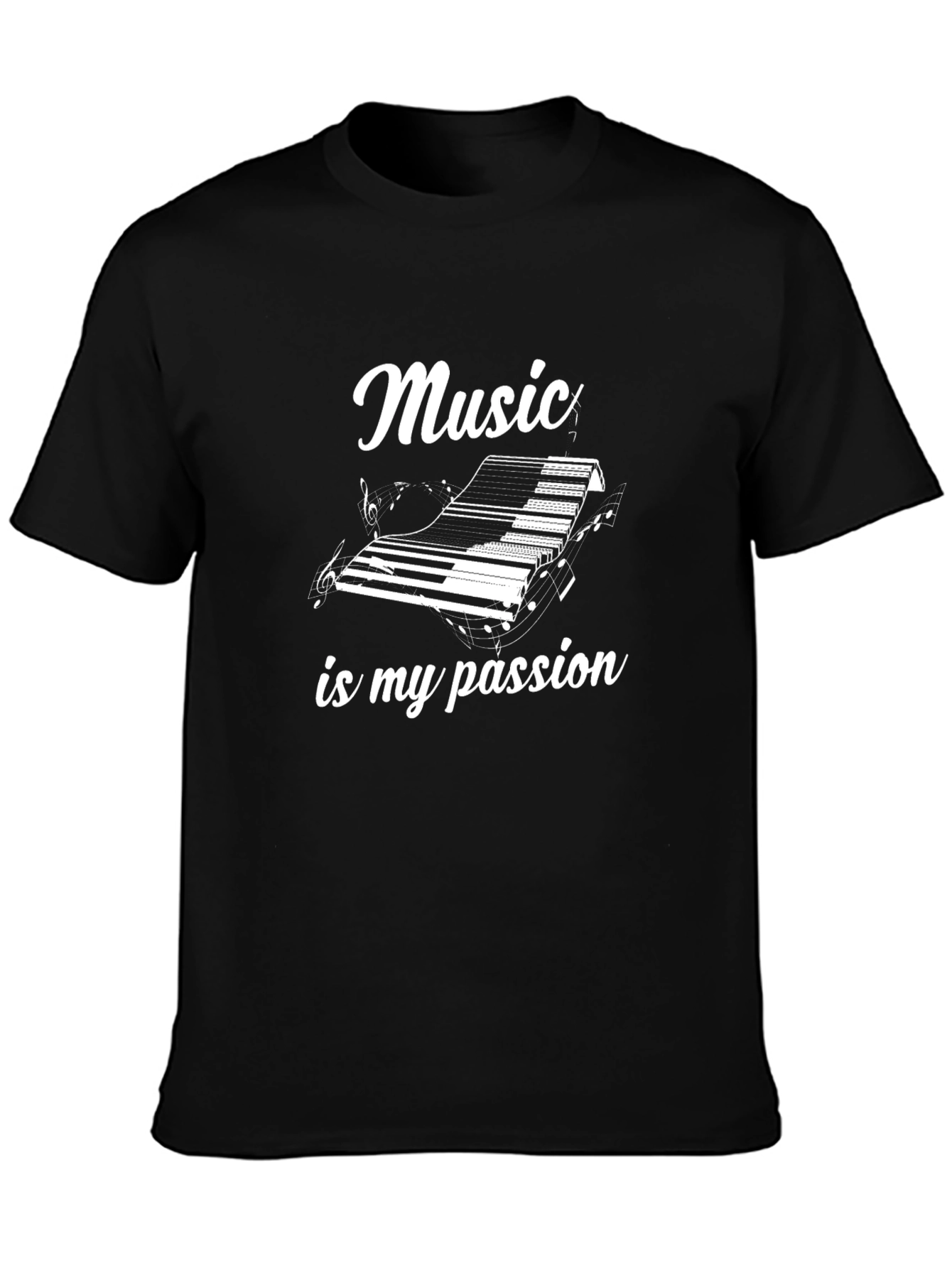 Music is My Passion Piano T-Shirt