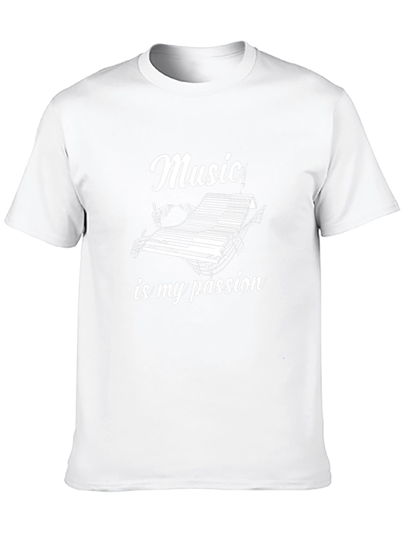 Music is My Passion Piano T-Shirt